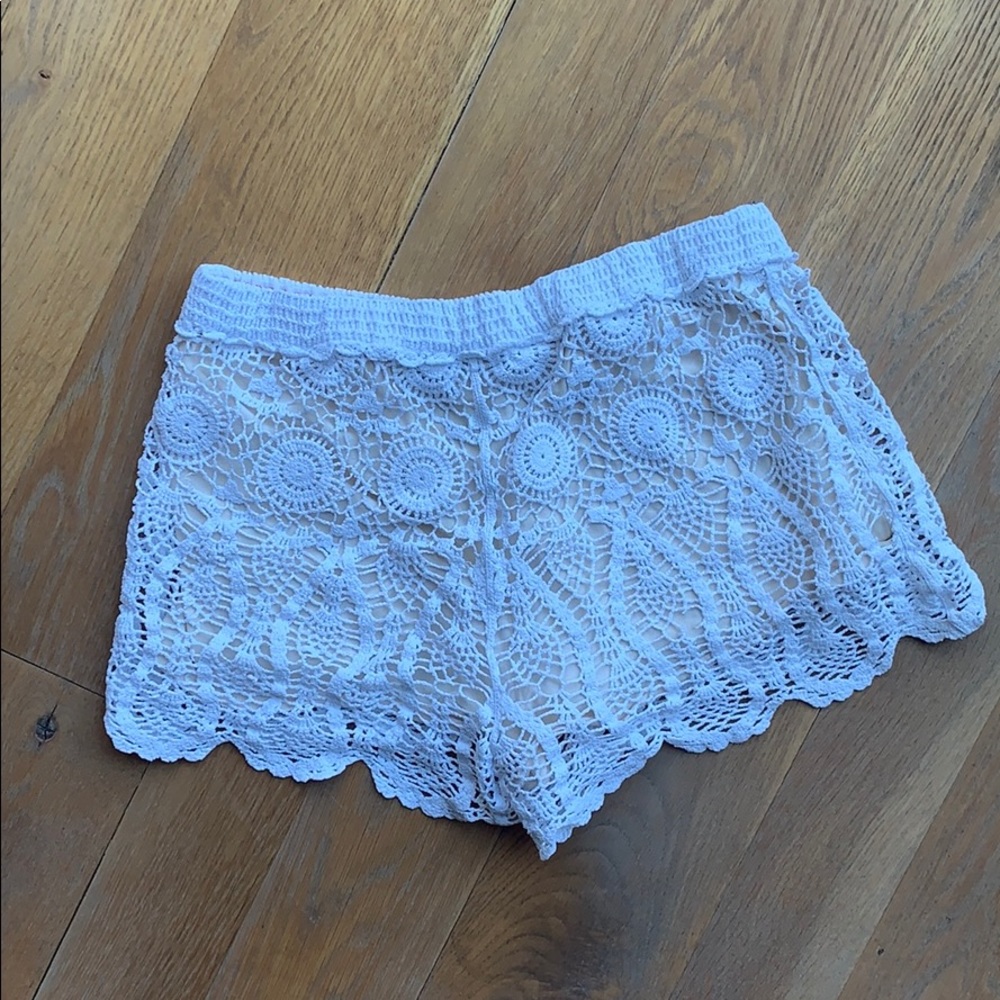 Crochet Lace Shorts •